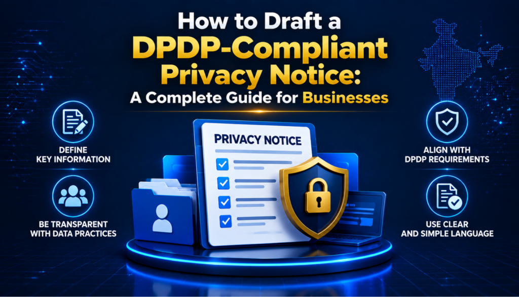 How to Draft a DPDP-Compliant Privacy Notice: A Complete Guide for Businesses